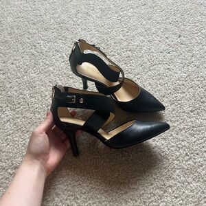 Black Strappy Heels by Liz Claiborne